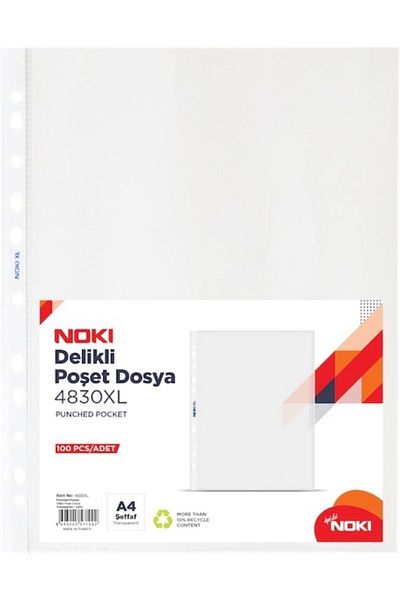 Noki كيس شفاف مقاس XL 100 قطعة
