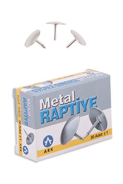 Ark Silver Metal Fastener 30 Pieces