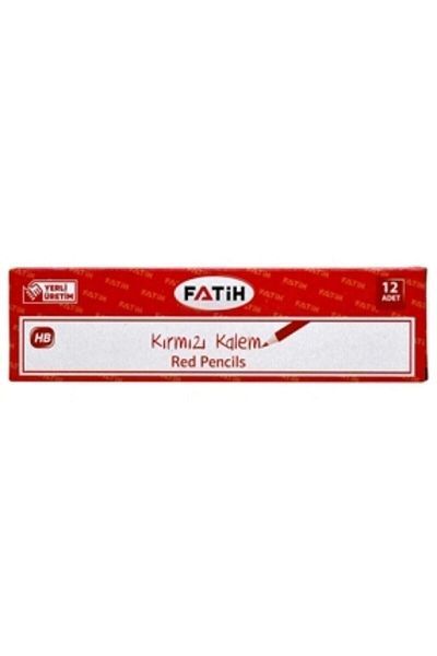 Fatih 12pcs Hb Red Pen