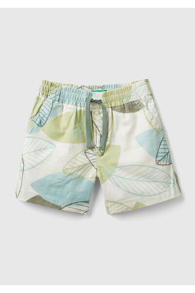 United Colors of Benetton Erkek Çocuk Mix Tamamı Grafik Baskılı Arkası Logo İ...