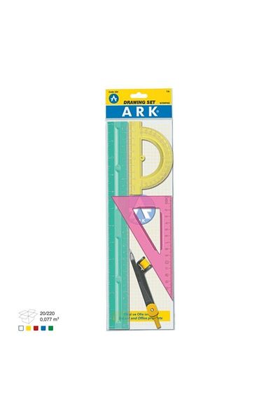 Ark Unbreakable Drawing Set Flexible Drawing Set 4 Pieces