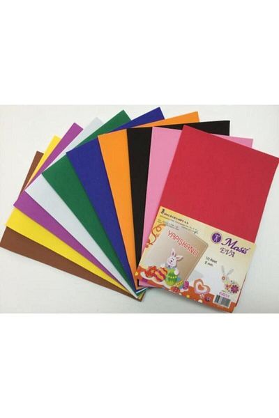 Masis A4 Adhesive Eva 10 Colors 10 Pack Adhesive Eva