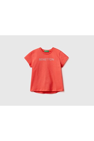 United Colors of Benetton Svjetlucava letnja majica za devojčice Benetton