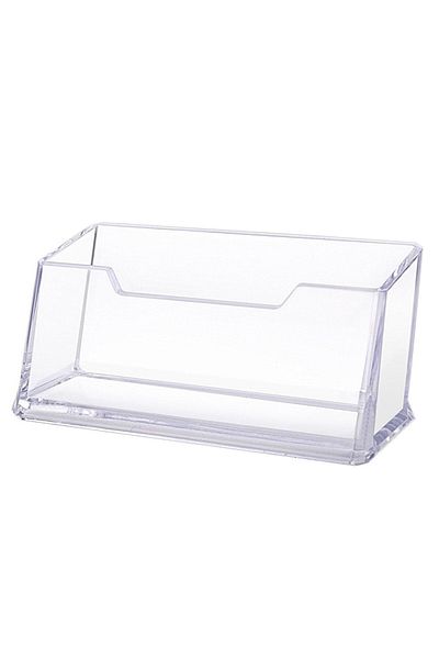 Bigpoint Transparent Single Business Card Holder Set