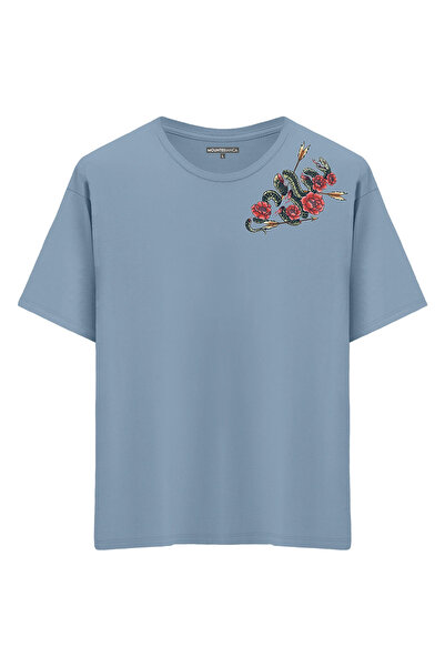 Mounte Bianca Unisex Serpente - Oversize majica