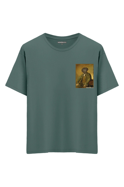 Mounte Bianca Unisex pas džentlmen - Oversize kroj T-shirt