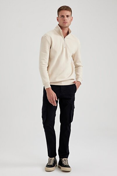 DeFacto Gabardine Slim Fit Cargo Pants - A4208Ax23Au