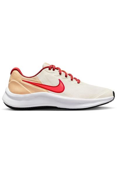 Nike Star Runner 3 (gs) Women's White Casual Style Shoes Da2776-101
