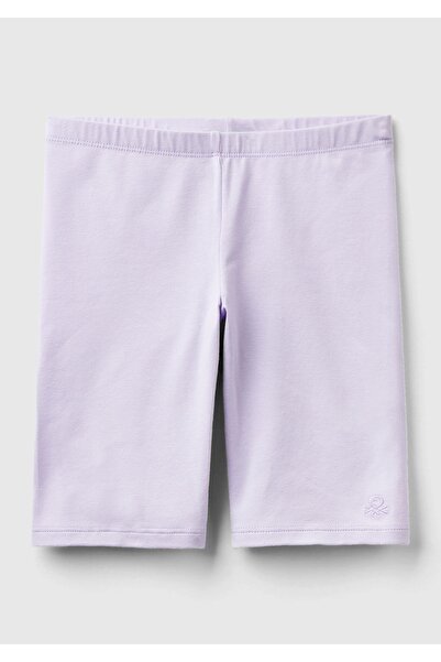 United Colors of Benetton Κεντημένο μίνι ποδηλατικό κολάν για κορίτσια σε λιλ...