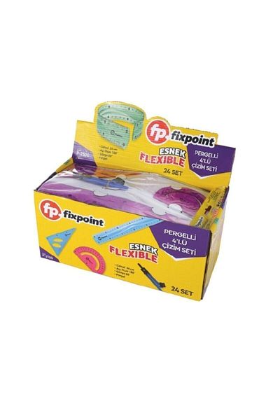 FixPoint طقم رسم مرن P-2500 4 قطع