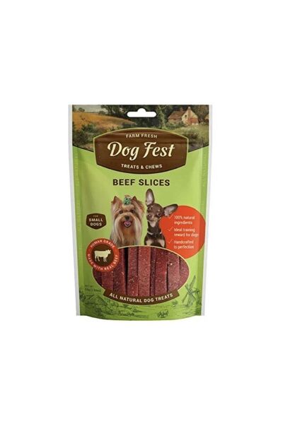 Dog Fest Beef Slices, 55g