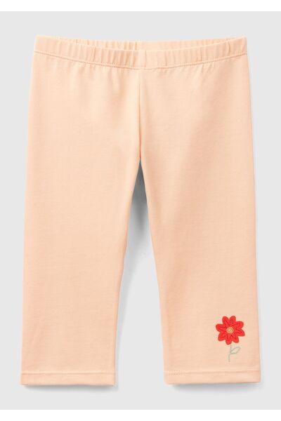 United Colors of Benetton Colanți de piersici brodați pentru fete