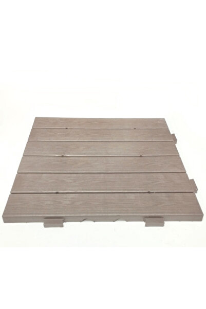 BALBAN TİCARET DIŞ MEKAN  SERT PLASTİK YER KAROSU ZEMİN DÖŞEMESİ  ( AÇIK KAHV...