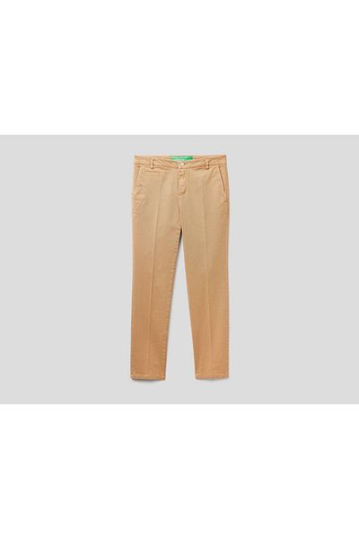 United Colors of Benetton Benetton Elastane Chino Pants - Basic Model