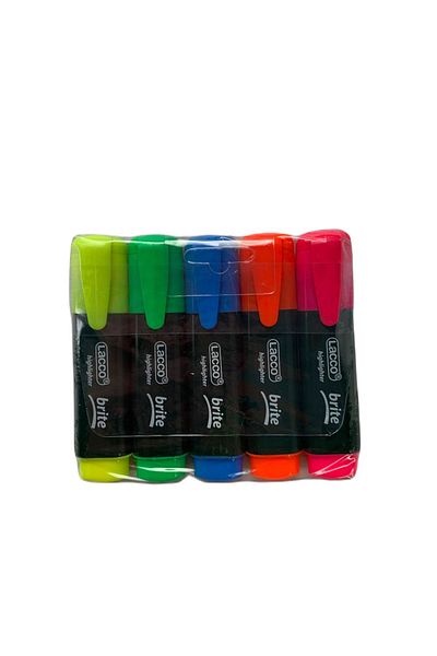 Lacco Highlighter Brite Set 5 Colors