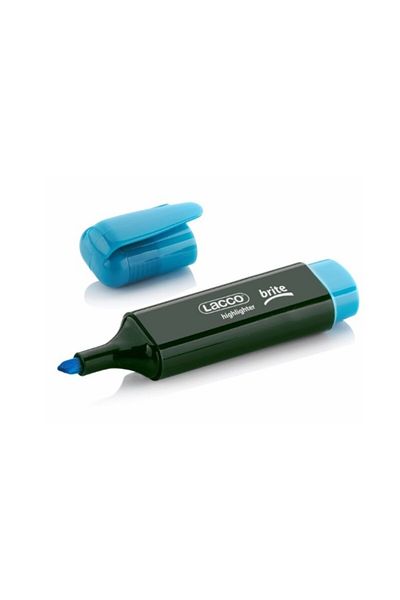 Lacco Brıte 210 Highlighter - Blue Box of 10