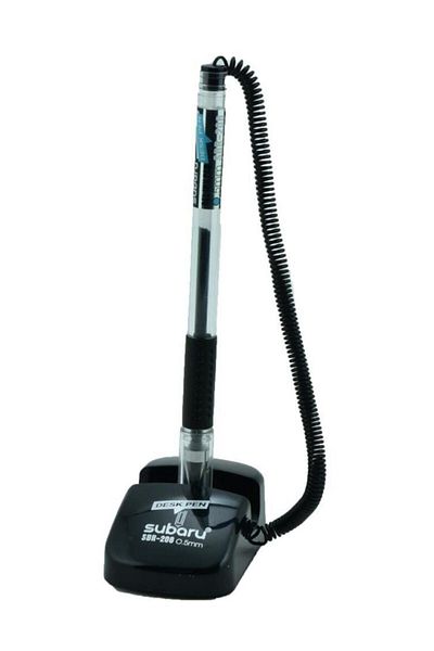 Subaru Sbr-208 0.5mm Black Chain Tabletop Ballpoint Pen Tk.k