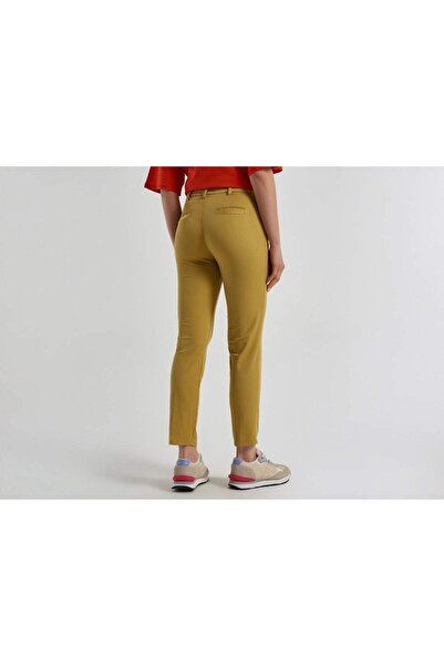 United Colors of Benetton Women's Mustard Pants