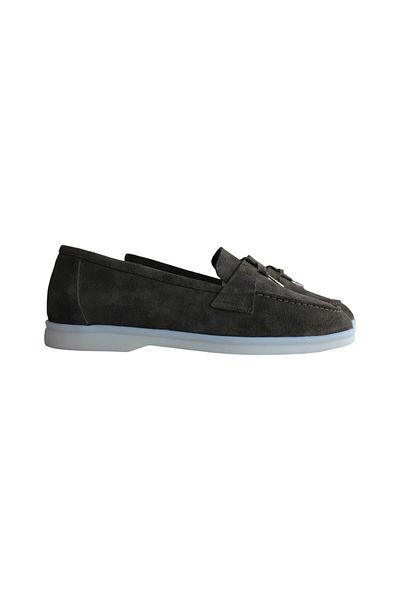 aayak&kabımofficial Khaki Suede Genuine Leather - Casual Women's Shoes