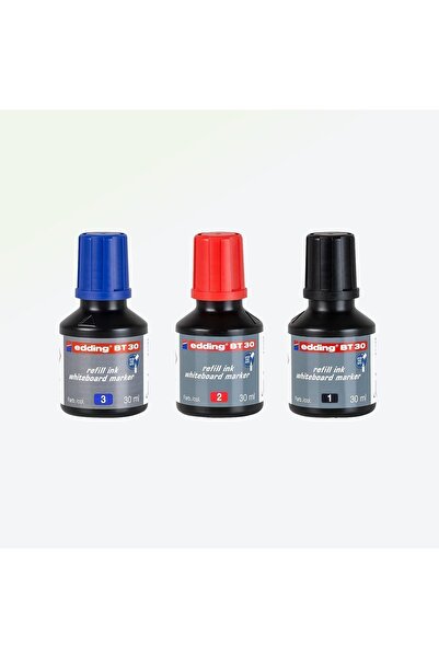 Edding Mürekkep 30 Ml (ebt30) 3'lü Set EDDİNG3'LÜSET tkm