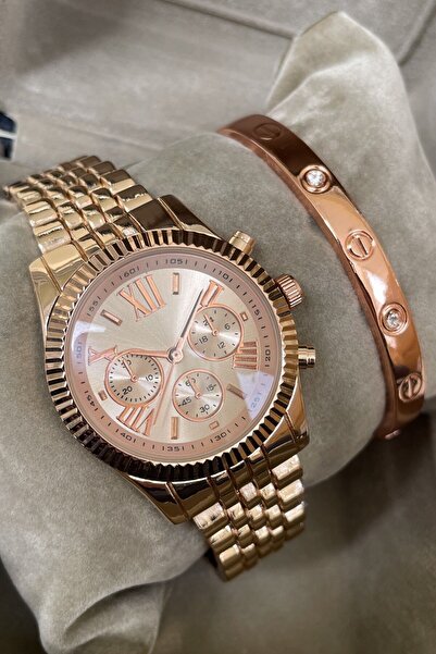 Leerybee Premium Wristwatch with Unisex Cariter Bracelet Gift Suitable for Everyone