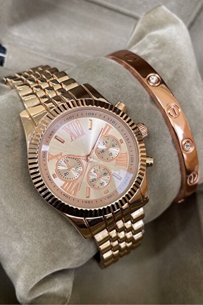 Leerybee Premium Wristwatch with Unisex Cariter Bracelet Gift Suitable for Everyone