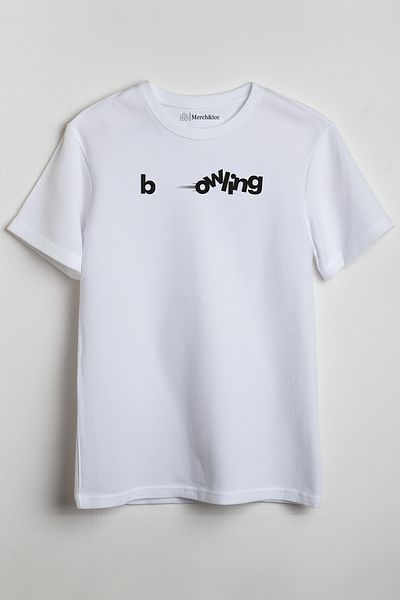 SM Satranç Medya Μπλουζάκι Unisex Bowling - Μπροστινό τυπωμένο
