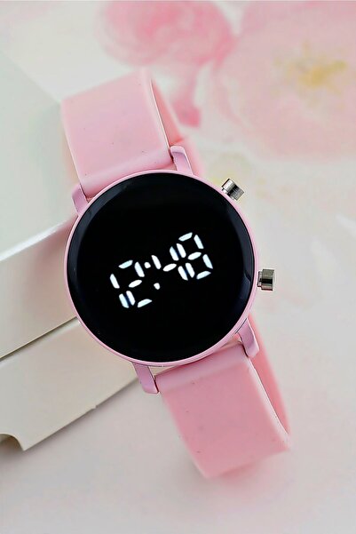 C & T Publishing ساعة يد كبيرة للفتيات من C&T باللون الوردي الفاتح