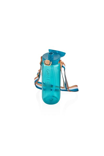 DILLER Green Water Bottle - with Straw, 780 ml