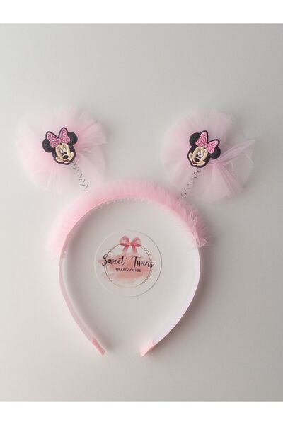 Sweet twins accessories Coroană din tul cu figurina Minnie