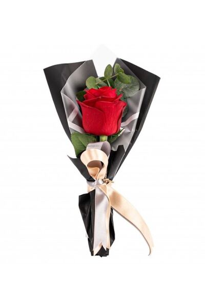 Elioure Yapay Tek Gül buketi, isteme çiçeği, isteme buketi, kız isteme çiçeği...