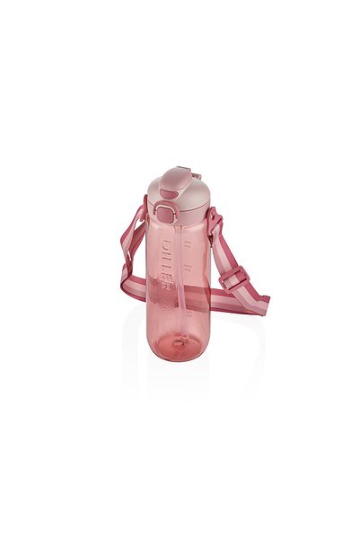 DILLER 780 ml Pink Water Bottle with Straw