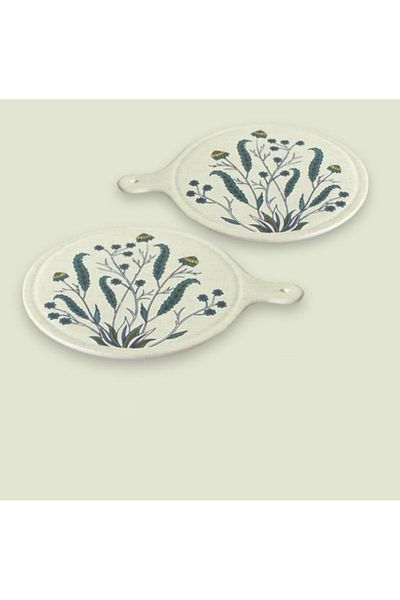Keramika 26 cm Wide Set of 2 Cheese Plates