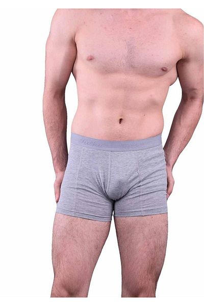 Tutku Ανδρικό Lycra Elastan Boxers Grey Color 3 Pack
