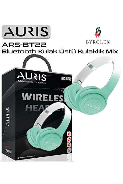 Auris KULAK ÜSTÜ SİLİKON KULAK YASTIKLI KABLOSUZ (BLUETOOTH) KULAKLIK