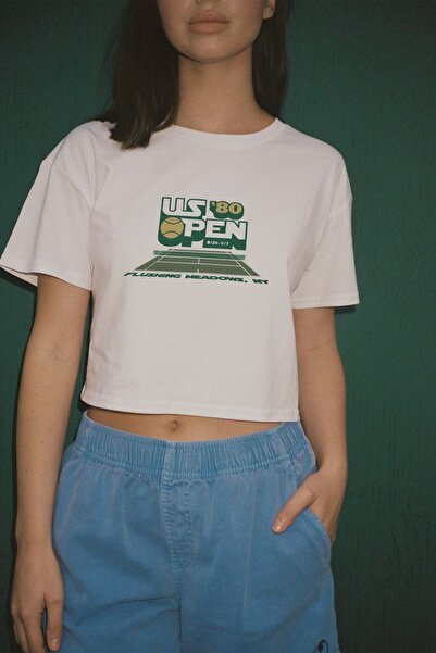 Tee&more. تي شيرت مطبوع عليه بطولة التنس المفتوحة الأمريكية لعام 1980 - تي شي...