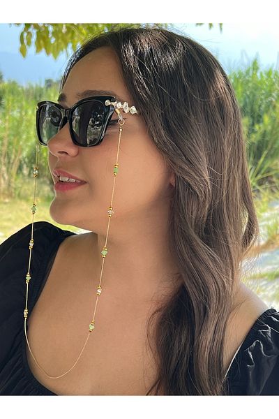 glasses accessory Bead Detailed Glasses Chain