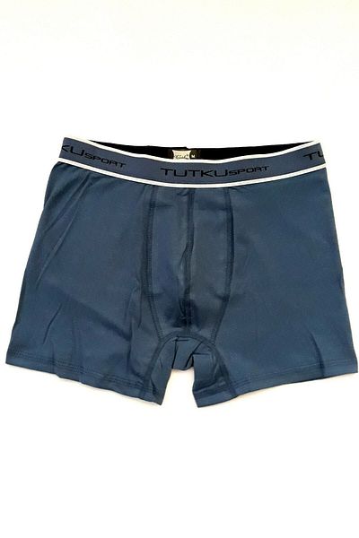 Tutku Ανδρικό Blue Lycra Elastane Sports Boxer 5 Pack
