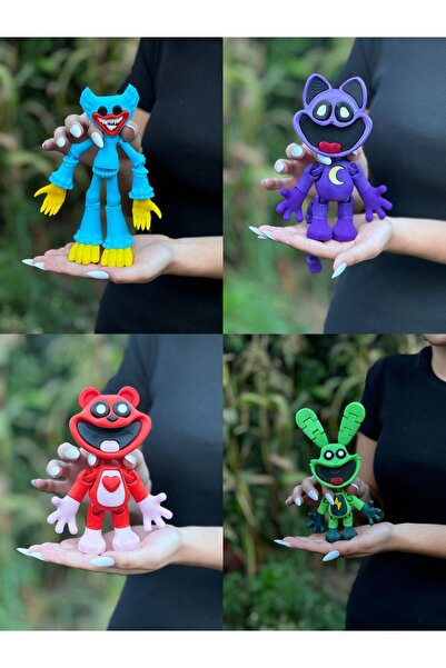 Goplast Premium Catnap 4 Lü Set 4 Adet Hareketli Poppy Playtime Oyuncak Figür