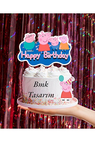 Peppa Pig Kürdanli Pasta Süsü