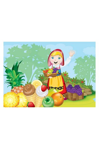 KESKİN COLOR Sharp Color 100 Piece Boxed Puzzle 25X35 Cm Farm Life