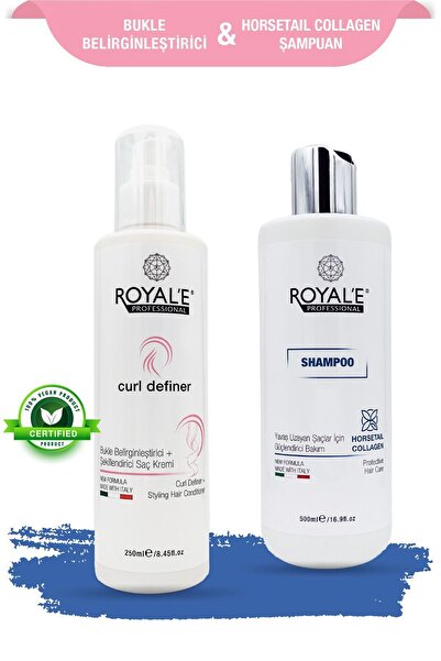 royale professional Horsetail Collagen - Curl Defining Conditioner and Curl D...