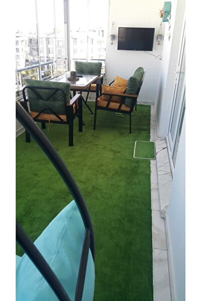 regnum Halı Protokol Yeşil Kaymaz Jel Taban Balkon Halısı