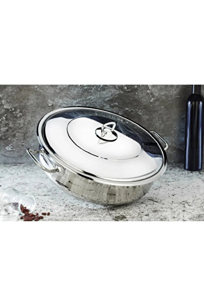 Yıldız çelik Arian 38x15 Cm Basık Çelik Tencere