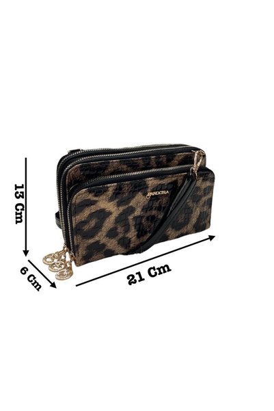 Pandora Bags Women's Three-Pocket Crossbody Horizontal Bag