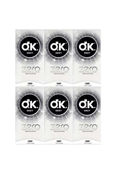 Okey Prezervatif 120 Adet Zero (EKSTRA INCE FORMLU) Ekonomik Pk (6PK*20)
