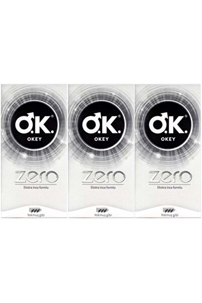 Okey Prezervatif 60 Adet Zero (EKSTRA INCE FORMLU) Ekonomik Pk (3PK*20)