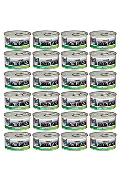 Pro Plan Sterilised Somonlu Kısırlaştırılmış Kedi Konservesi 85 Gr X 24 Adet