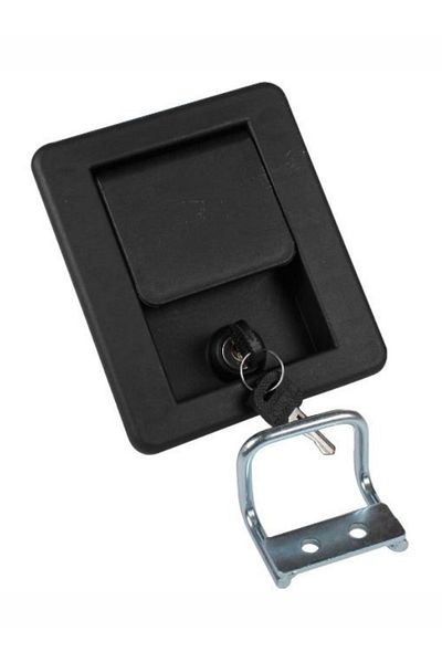 Oskar Black Plastic Cabinet Lock