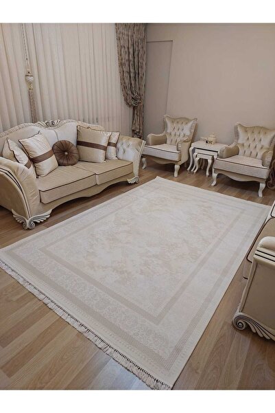 Kumru %100 Bambu-akrilik 4m2 - 6 M2 Metrekare Salon Halısı Oturma Odası Halısı